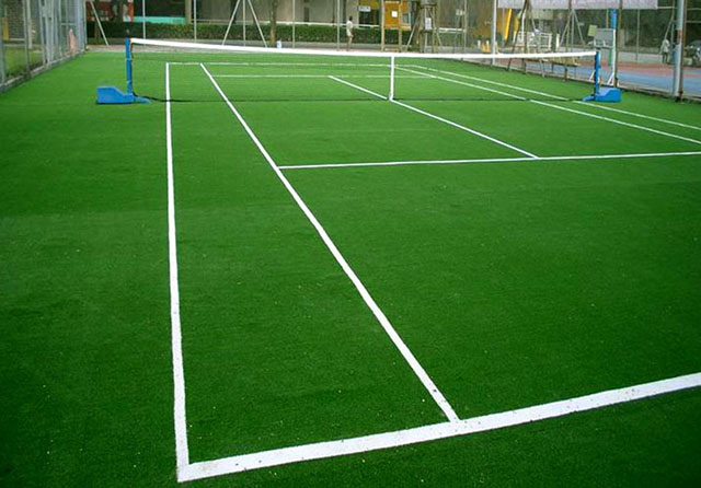 网球场、篮球场就、跑道等场地用人造草坪